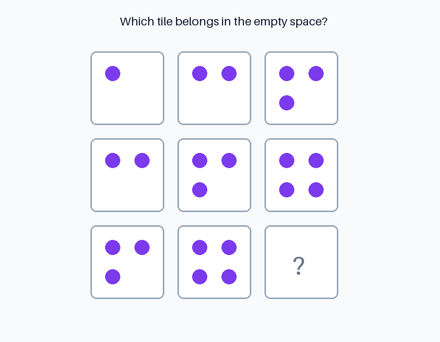 Solve a visual pattern